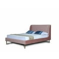 thumbnail image 1 of Manhattan Comfort Heather Velvet Queen Bed Frame in Gray/Black, 1 of 7