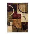 thumbnail image 1 of Oriental Weavers Hudson Area Rug - 2544B - 1'10" x 3'3" - in Brown/ Black - Modern Style, Stain Resistant, Family and Pet Friendly , Entryway, Bathroom Accent Rug, 1 of 9