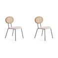 thumbnail image 1 of Manhattan Comfort Jardin 17.52" Rattan Dining Chair in Natural (Set of 2), 1 of 5