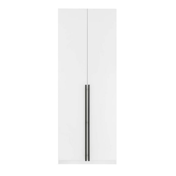 Manhattan Comfort Lee Wardrobe Closet 3.0 from Engineered Wood in White