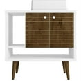thumbnail image 1 of Manhattan Comfort Liberty 31.49" Bathroom Vanity Sink in White and Rustic Brown, 1 of 10