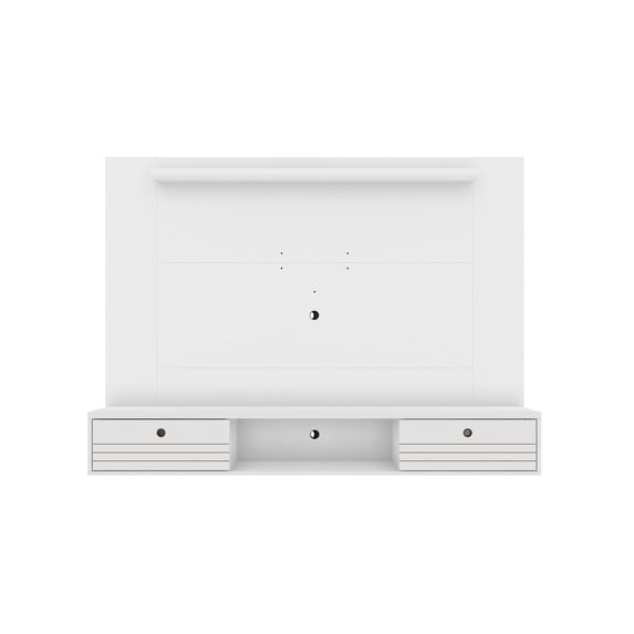 Manhattan Comfort Liberty Wood Entertainment Center for TVs up to 65" in White