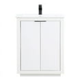 thumbnail image 1 of Manhattan Comfort Malverne 24" Wood Bathroom Vanity Sink in White, 1 of 10