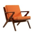 thumbnail image 1 of Manhattan Comfort Mid-Century Modern Martelle�Chair With Orange Finish AC002-OR, 1 of 6