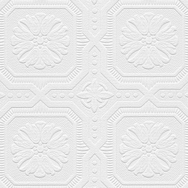 Manhattan Comfort Nathan White Vinylcoated 33foot x 21inch Textured