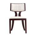 thumbnail image 1 of Manhattan Comfort Pulitze 18.1" Faux Leather Dining Chair in White (Set of 2), 1 of 6
