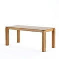 thumbnail image 1 of Manhattan Comfort Rockaway 70.86 Solid Wood Dining Table in Natural, 1 of 5