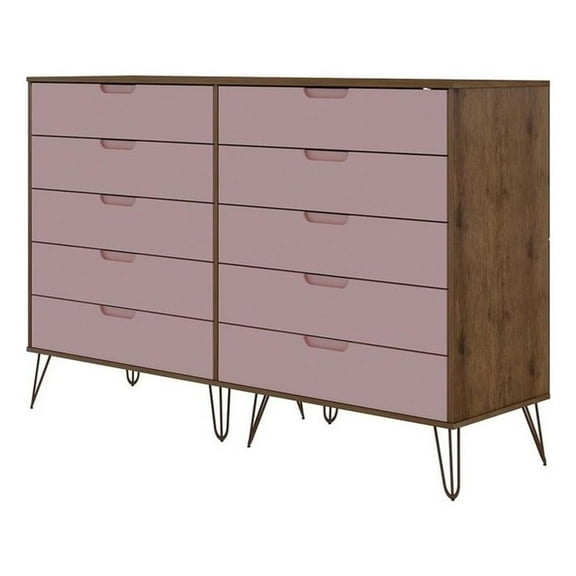 Manhattan Comfort Rockefeller 10 Drawer Double Dresser