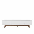 thumbnail image 1 of Manhattan Comfort Salle 86.41 in. TV Stand with Solid Wood Legs, 1 of 10