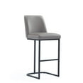 thumbnail image 1 of Manhattan Comfort Serena Upholstered Barstool with Steel Base in Gray, 1 of 11