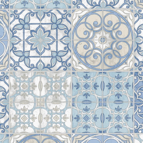 Manhattan Comfort Stratford Portuguese Tiles Wallpaper