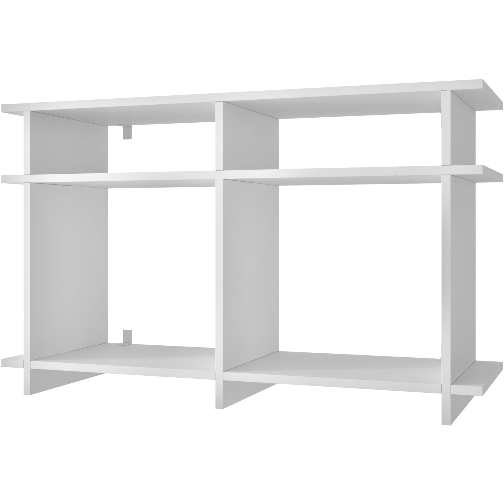 Manhattan Comfort Suitable Wellington TV Stand with 4 Open Shelves in ...