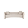 thumbnail image 1 of Manhattan Comfort Sylvia Sofa in Gold Dust with frame made from Solid Wood, 1 of 11