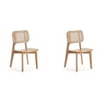 thumbnail image 1 of Manhattan Comfort Versailles 16.5" Wood Dining Chair in Natural (Set of 2), 1 of 5