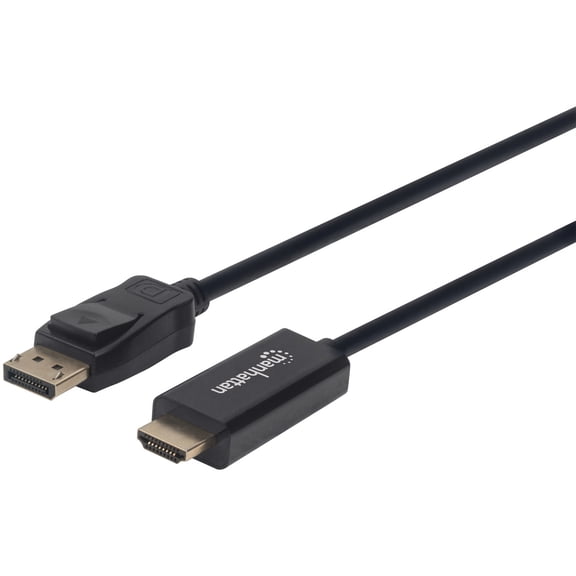 Manhattan 1080p DisplayPort to HDMI Cable, 10 Ft.