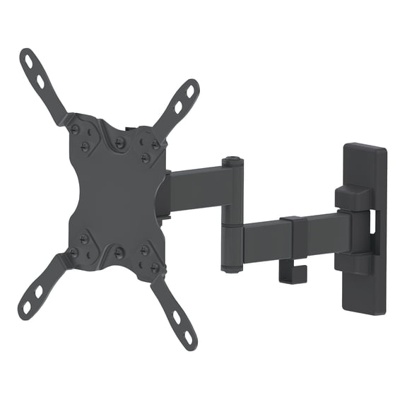 Manhattan Flat-Panel Display Articulating Wall Mount | Supports One 13" to 43" TV or Monitor up to 44 lbs., Black