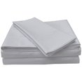 thumbnail image 1 of Manhattan Heights Chateau Collection Vintage Linen Look Cotton 4pc Sheet Set, 1 of 1