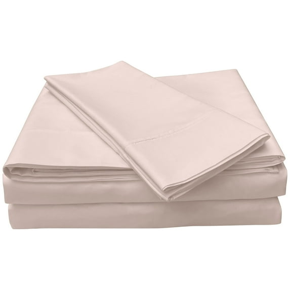 Manhattan Heights Chateau Collection Vintage Linen Look Cotton 4pc Sheet Set