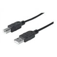 thumbnail image 1 of Manhattan Hi-Speed USB B Device Cable - Type-A Male to Type-B Male, 480 Mbps, 3 ft., Black, 1 of 7
