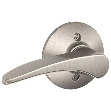 Manhattan Lever Left Handed Non-Turning Lock, Satin Nickel (F170 MNH 619 LH)