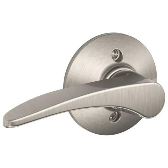 Manhattan Lever Left Handed Non-Turning Lock, Satin Nickel (F170 MNH 619 LH)