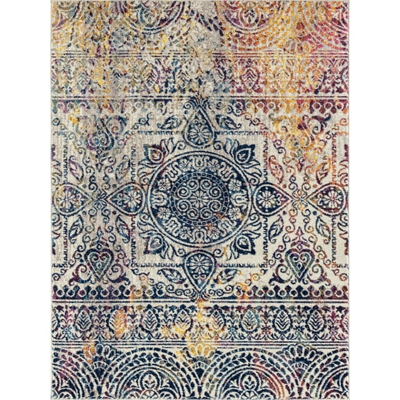 Manhattan MAN-43 Beige Global Rug 7' 6" X 9 ' 6"