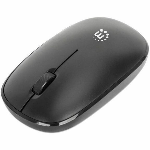 MW3050 Wireless Optical Mouse, Black, 1200dpi, 2.4Ghz (up to 10m), USB, Ambidextrous, Three Button with Scroll Wheel, USB-A nano receiver, AA battery (included), Low friction base, USB version (most
