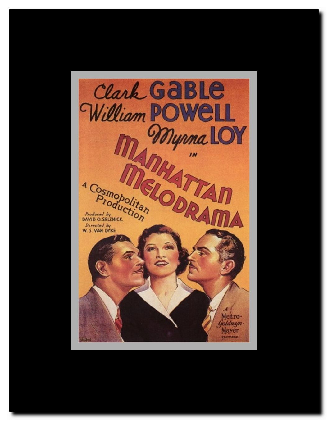 Manhattan Melodrama Framed Movie Poster