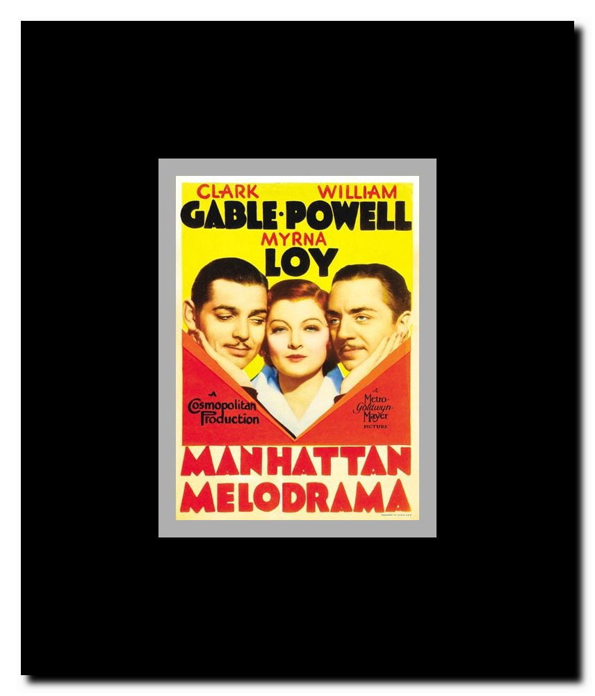 Manhattan Melodrama Framed Movie Poster