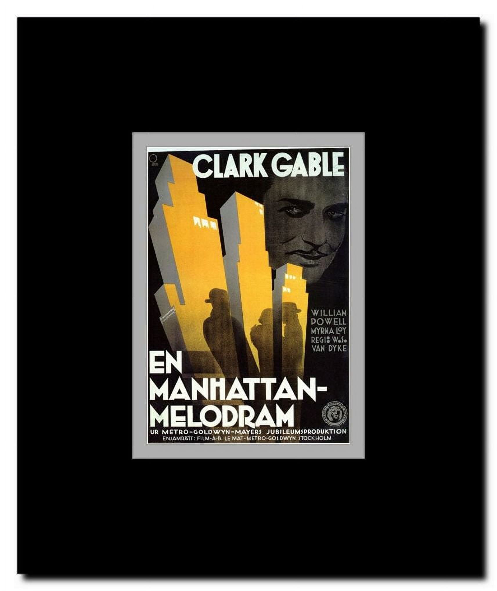 Manhattan Melodrama Framed Movie Poster
