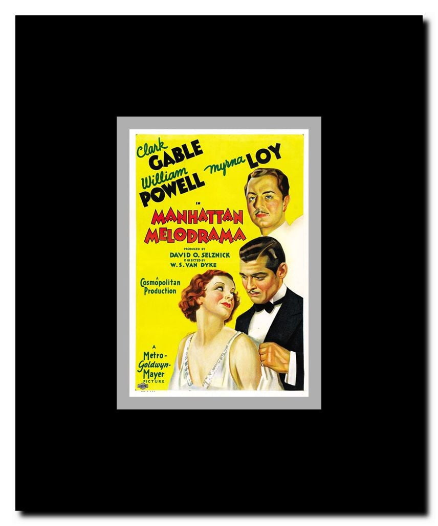 Manhattan Melodrama Framed Movie Poster