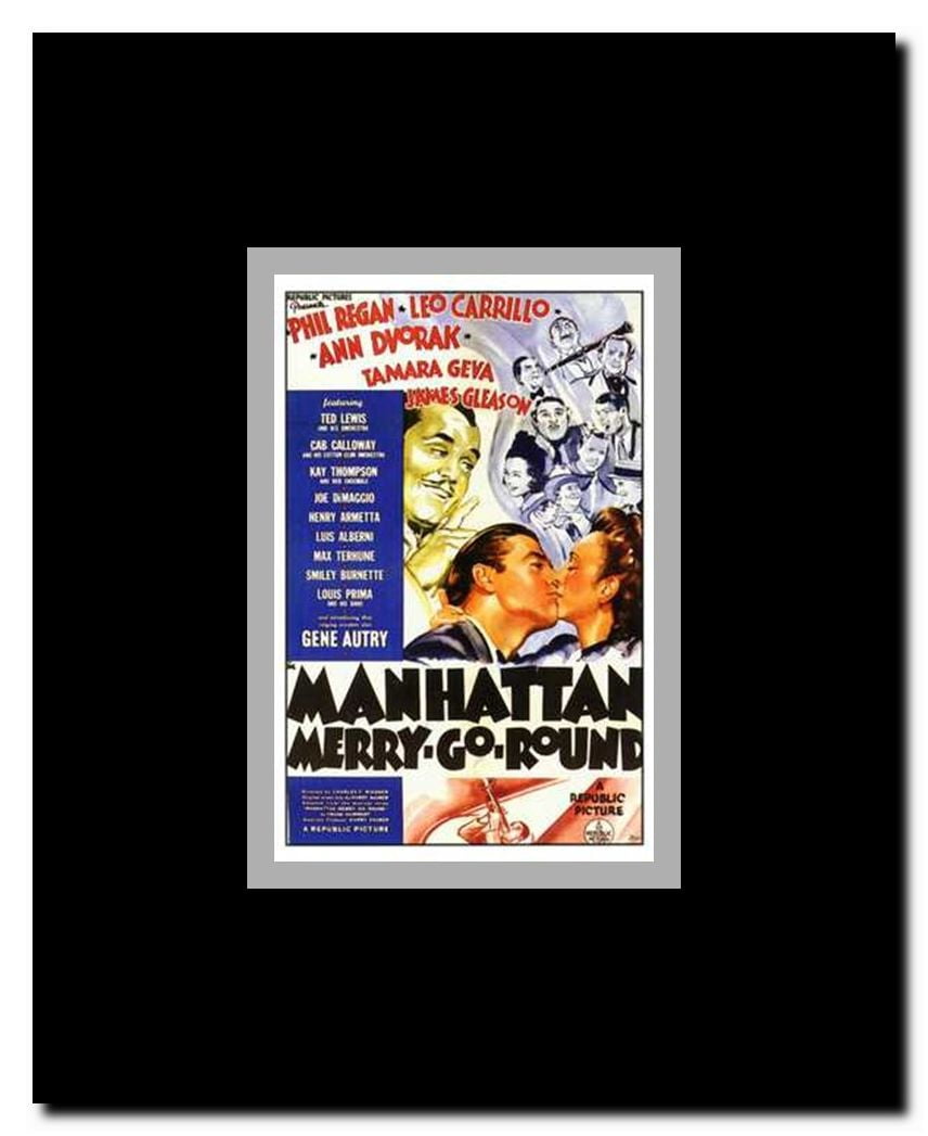 Manhattan Merry-Go-Round Framed Movie Poster
