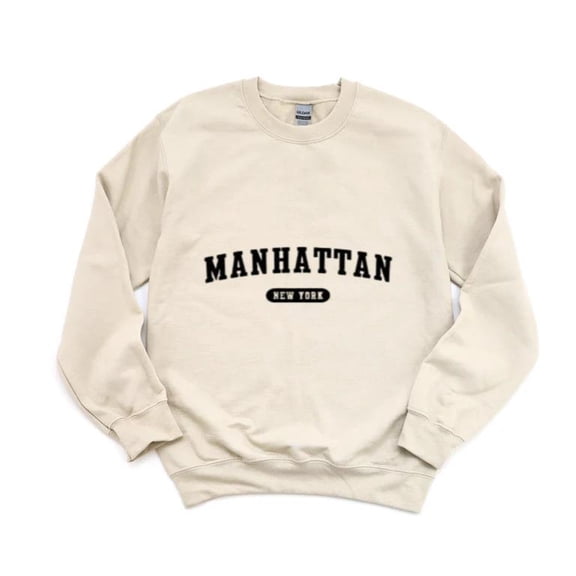 Manhattan NY New York City Borough Local Pride Cool Art Sweatshirt, for men & women, up to size 5XL