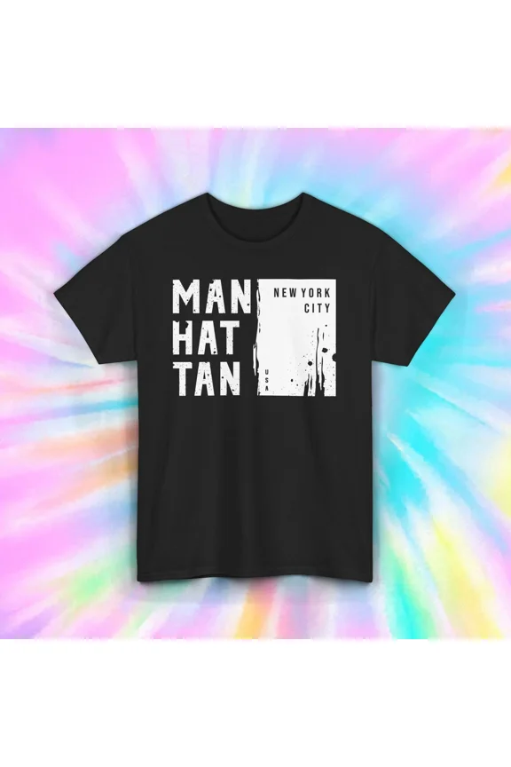 Manhattan NYC New York City Graphic Urban Fashion Design Unisex T-Shirt, up to size 5XL