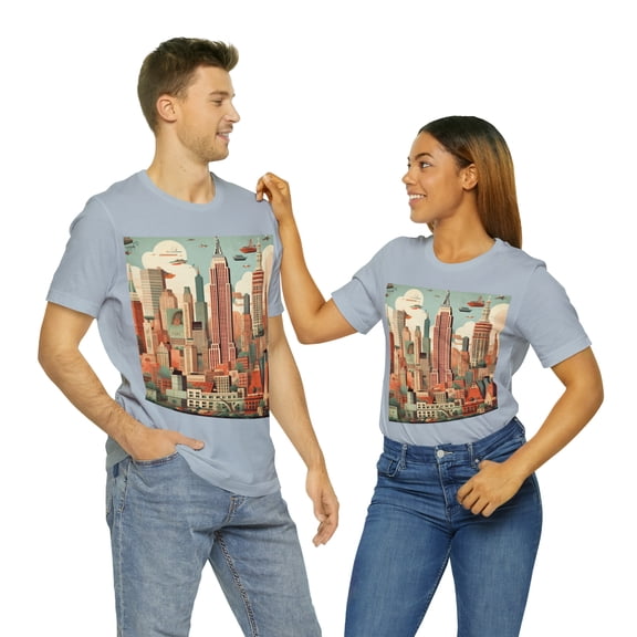 Manhattan NYC Wanderlust Unisex Cotton Tee