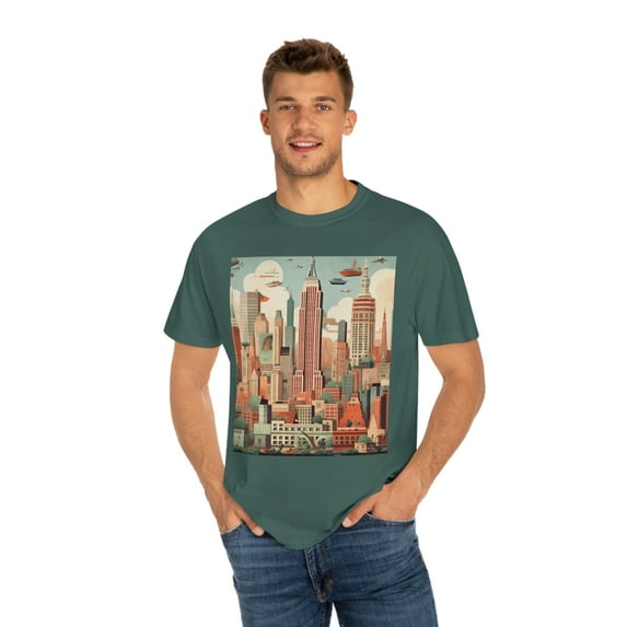 Manhattan New York - City Wanderlust Unisex Adventure Tee