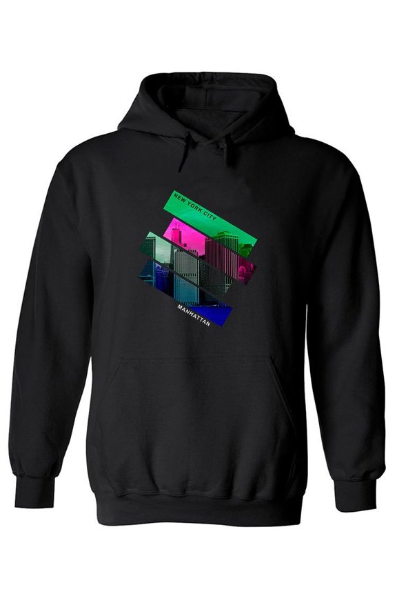 Manhattan, New York. Hoodie Men -Image by Shutterstock, Male Large