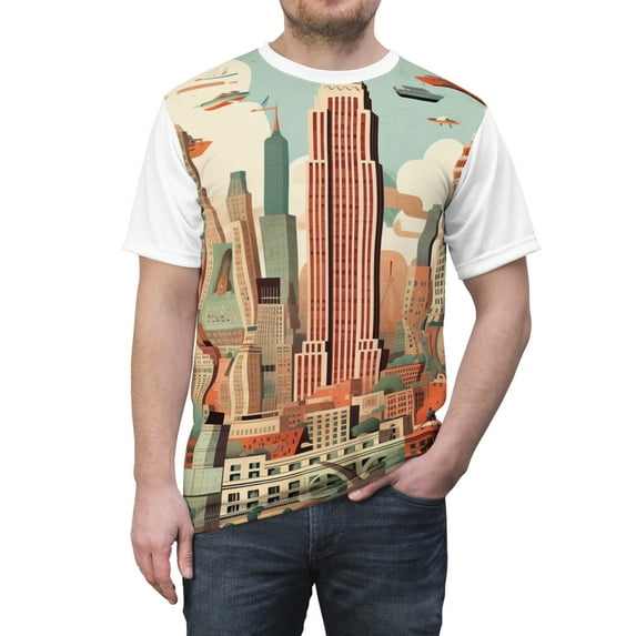 Manhattan New York Urban Wanderer Unisex Tee