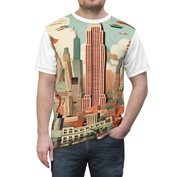 Manhattan New York Urban Wanderer Unisex Tee