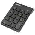 thumbnail image 1 of Manhattan 178846 Numeric Wireless Usb Keypad, With Usb Micro Recevier, 18 Full-Size Keys, Black ., 1 of 6