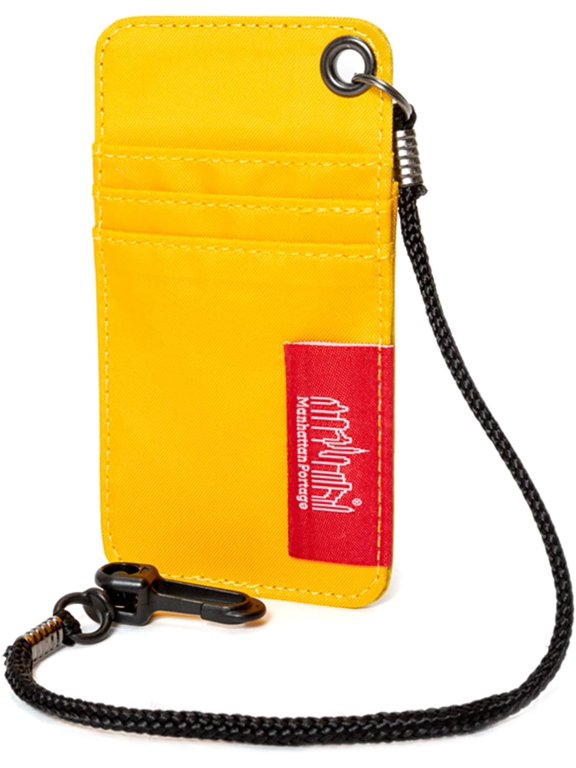 City Tech Id Case ( Yellow, One Size, Water Resistant, ID Compartment, Clear, Credit Cards, MetroCard, Business Cards, Loop, 210D, Traveler )