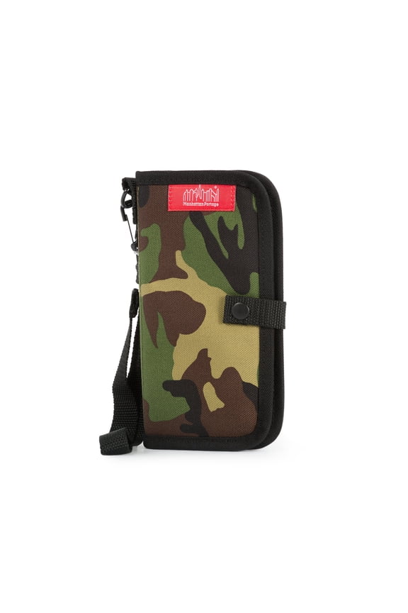 Continental Wallet (Camouflage, Snap closure, zippered compartments, credit cards, ID cards, cash, Thirteen pockets, 1000D) A101