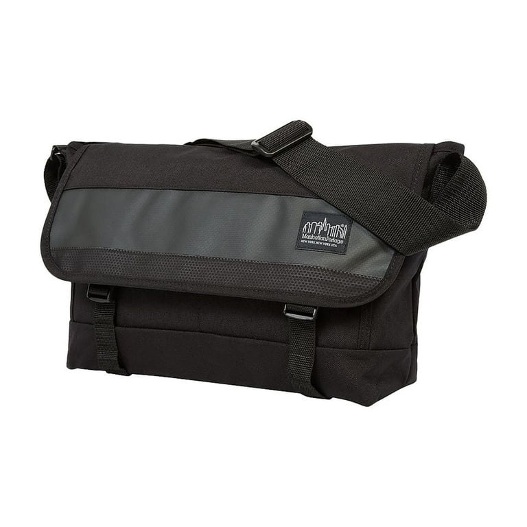 Manhattan Portage Fabric/Vinyl Casual Messenger Bag Black