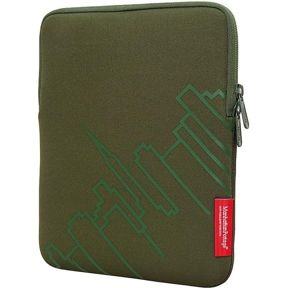 Manhattan Portage Ipad Sleeve Skyline, Olive, One Size