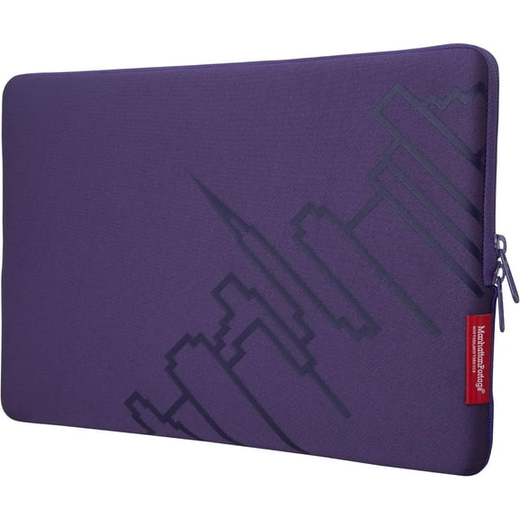 Manhattan Portage MacBook Pro Skyline Laptop Sleeve Purple, 15-inches. Durable and protective 15 inches laptop case, 15 inches MacBook protective sleeve.