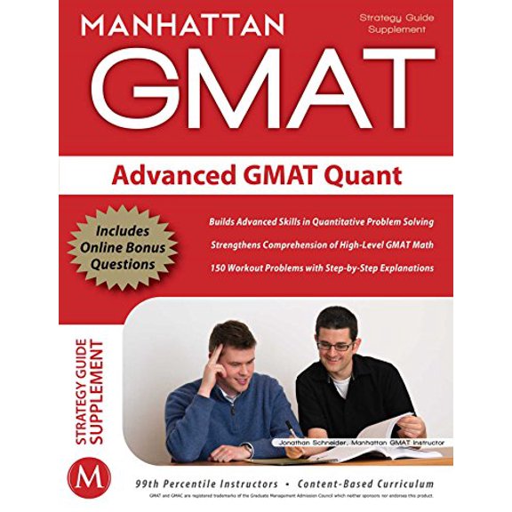 Pre-Owned Advanced GMAT Quant (Manhattan Prep GMAT Strategy Guides) (Paperback) 1935707159 9781935707158