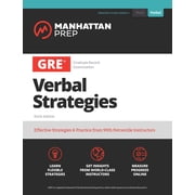Manhattan Prep GRE Prep GRE All the Verbal Effective Strategies & Practice from 99th Percentile Instructors Paperback