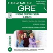Manhattan Prep Strategy Guides GRE Reading Comprehension & Essays Paperback