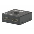 thumbnail image 1 of Manhattan Products 4K BI-Directional 2-Port HDMI Splitter/Switch Black, 1 of 7