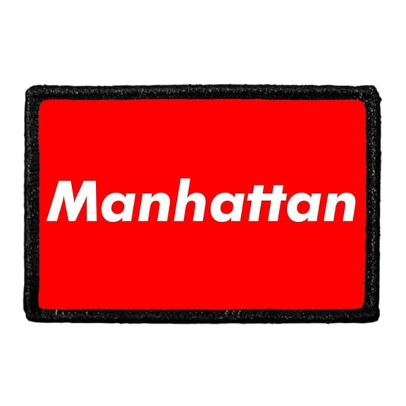 Manhattan - Red - Removable Patch